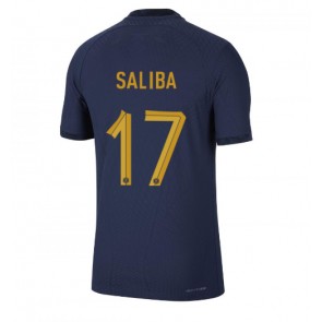 Maillot de foot France William Saliba #17 Domicile Monde 2022 Manches Courte